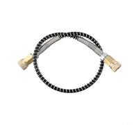 Manguera de acero inoxidable de alta presión para estación de llenado de aire y tanque - 50 cm M10x1 roscado resistente al aceite línea de aire con resorte, 300 bar/4500 psi