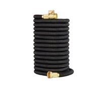 Manguera de agua de 3/4 estándar americano for jardín con junta bimetálica expandible, manguera de agua mágica de alta presión de 1 rollo(3/4''_100FT)