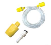 Manguera de agua de repuesto con accesorios para Kärcher para limpiador de extracción en spray PUZZI 8/1 y 10/1, manguera de 2,5 m, incluye conector amarillo y boquilla, compatible con número de pieza