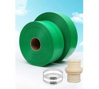 Manguera de agua flexible, Manguera de descarga contra incendios Layflat for bombas de agua e irrigación 33 pies 1-8 pulgadas(6in)