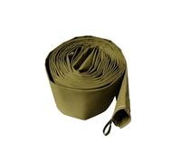 Manguera de agua flexible, Manguera de drenaje plana de tela, diámetro de 2-4 pulgadas, longitud de 10-50 metros for filtro e irrigación de piscinas(4in,10meter)
