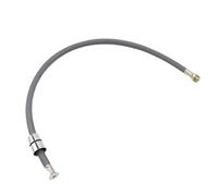 Manguera de agua Flexible trenzada de nailon for cocina, tubo giratorio de grifo extraíble, color negro y gris, 50cm/60cm/85cm F1/2 M15 * 1(50cm Gray)