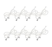 Manguera de Agua para Irrigador Dental, 8 Unidades, Plástico Blanco | Uso para Viaje y Negocios, Flujo Constante y Resistente al Desgaste, Repuesto Compatible Oral Irrigator y Water Flosser