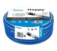 Manguera de jardín de 6 capas con sistema anti torsión Vartco Hoppy azul