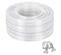 Manguera de agua potable, manguera de PVC de 25 mm de diámetro interior, manguera de agua de plástico, manguera de acuario, manguera de aire, manguera de gasolina