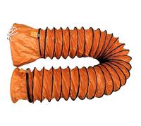 Manguera de aire acondicionado portátil flexible de 8 a 24 pulgadas, con aislamiento for ventilación HVAC, ideal for carpas de cultivo y escape de automóviles.(L6mx250mm)