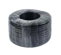Manguera de aire autohundida con peso negro para rios y estanques koi, tubo flexible de PVC respetuoso con el medio ambiente, no tóxico para peces y plantas, diámetro de 9 mm, 14 mm, 20 m de largo