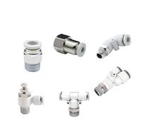 Manguera de aire blanca de liberación rápida, 10 unidades, PC/PCF/PL/SL/PB/PX, 1/4, 1/8, 3/8 y 1/2(6-03,PL)