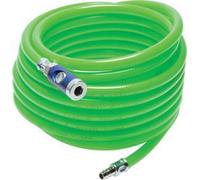 Manguera de aire comprimido con acoplamiento de seguridad DN 7,2, 12 bar, 20 metros, 15 mm de diámetro exterior