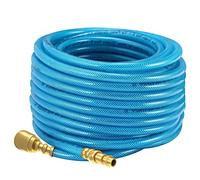 Manguera de aire comprimido de 15 metros, conexión fácil y rápida, compresor de 15 bar, conexión de 1/4 pulgadas, reforzada, conexión flexible, resistente a las vibraciones y a la corrosión