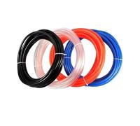 Manguera de aire de 8mm, 6mm, 4mm, 10mm, tubo neumático, mangueras de PU de 12mm y 14mm for compresor, tubería de poliuretano de 8x5mm, 6x4, 12x8(Orange 100m,6x4mm)