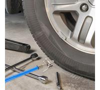 Manguera de aire para neumáticos de vehículo, válvula desinfladora de neumáticos, accesorios de repuesto