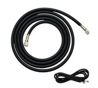 Manguera de aire ultrafina, manguera de aerógrafo de 1/8 pulgadas para conexión de compresor, desgaste, longitud total de 1,8 m compatible con alta presión | Herramientas de aire