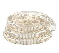 Manguera de alambre de acero transparente, manguera flexible de poliuretano de 1 m, espesor de pared de 1,2 mm, for extracción de polvo y humos, carpintería y ventilación.(Inner diameter: 90mm)