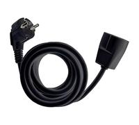 Manguera de Alargo 3x1,5mm, 7m, Color Negro, Ideal para Conexiones eléctricas y Herramientas, Ofrece flexibilidad y Resistencia