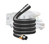 Manguera de alcantarillado para , plegable de alto rendimiento con cremallera, para remolques, marina, césped, autocaravana y drenaje de viajes, 3 metros/9,