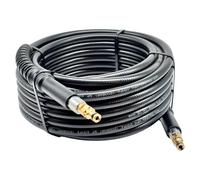 Manguera de alta presión adecuada para las limpiadoras de alta presión Kärcher K2, K3, K4, K5, K7, conexiones Quick Connect, NW 6 x 1, 160 bar, 40 °C, como pieza de recambio: 2.641-721.0