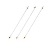 Manguera de alta presión para máquina de café, tubo flexible de acero inoxidable de 2 x 4 mm para máquina de café espresso, tubo de repuesto resistente al calor, opciones de 150/200/300 mm, 3 piezas