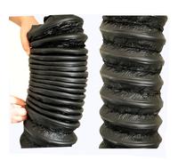 Manguera de aluminio, caucho y plástico, conducto de ventilación for campana extractora, protección resistente, for calefacción, refrigeración, ventilación y escape.(16cm)