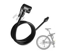 Manguera de bomba de aire portátil, tubo de extensión de goma fuerte, anticongelante, cinturón de inflado, adaptador de boquilla doble, conector universal de tubo de aire de piel con punta de color