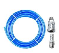 Manguera de bomba de compresor de aire neumático de 3/5/10 m con conexión tipo C, unión rápida, tubería de PE de 5 x 8 mm(10M Blue)