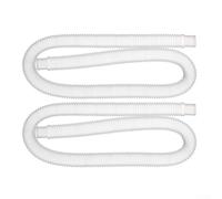 Manguera de bomba de piscina de 1.25 pulgadas para Intex para Krystal Clear 330 530 1000 GPH, repuesto para piscinas sobre el suelo (blanco)
