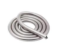 Manguera de cable con rosca de metal de acero inoxidable de 1 metro de diámetro interior de 6-51 mm, accesorios de repuesto de protección de manguito de tubo blando flexible(ID 32mm)