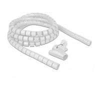 Manguera de cable espiral DeLOCK 18839 blanco 2,5 m diámetro 1,5 cm