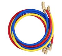 Manguera de carga de refrigerante de 3 piezas, juego de mangueras estándar de 1/4 "CT - 360RYB - H （R410） Tubo de manguera de carga de CA de 1,5 metros