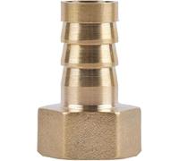 manguera de cobre invertida, Adaptador de púas neumático de latón, conector de manguera roscado hembra, varios tamaños en tono dorado(14 MM)