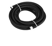 Manguera de combustible de 0,5 M/1M/1,5 M/2M 4AN 6AN 8AN 10AN 12AN, tubo enfriador de Gas y aceite, tubo de nailon de acero inoxidable trenzado en el interior de goma CPE(2M AN4 ID 5.56mm)