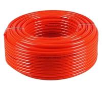Manguera de compresor, manguera flexible caucho PU, aire roja, tubo neumático 12 mm y 14 for, tubería poliuretano(Od 6xid 4mm,3meter)