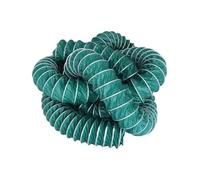 Manguera de conducto de aire de lona, 26.2 pies aislada y retardante de llama - Conducto de ventilación flexible resistente for HVAC, ventilación de secadora, escape industrial(16x800cm)