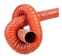 Manguera de conducto de Silicona Resistente al Calor de 3", 4" y 4-1/2" - Tubo de admisión de Aire de refrigeración de Frenos automotrices de 2 m/6,56 pies para un Mejor Flujo de Aire y un r