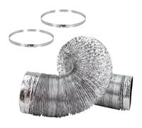 Manguera de conducto flexible aluminio | Escenario de uso: cocina, baño, ventilación de secadora.(5m,150mm)