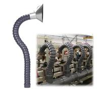 Manguera de conducto industrial para extractor de humos con capucha, tubo flexible de extracción de polvo de humo, aislado, 200 mm de diámetro, 2 m para purificación y filtración de aire