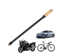 Manguera de conexión de bomba de bicicleta - Tubo de cobre, manguera flexible de goma, manguito resistente al calor, bomba de aire de conexión roscada VG8 de alto rendimiento | Bicicleta de moto de