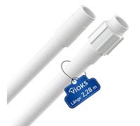 Manguera de desagüe de repuesto para Whirlpool 481253029113, manguera de aspiración de 22/24 mm de diámetro, 2,28 m de manguera de lavadora