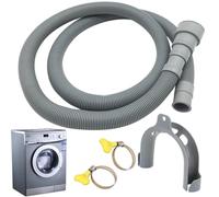 Manguera de desagüe para lavadoras, extensión de la manguera de manguera, manguera flexible para lavadoras, interfaces cortadas de 20 m, 24 mm, 30 m, 38 mm