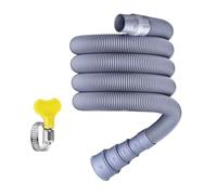 Manguera de Desagüe para Lavavajillas - Tubo De Aguas Residuales Para Autocaravana - Flexible Giratorio 360 Grados Con Abrazaderas Para Lavadora Fregadero Casa