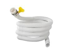 Manguera de drenaje blanca de 1-3 m, manguera de entrada, extensión de tubo de drenaje for aire acondicionado, lavadora, grifo de cocina, accesorios(1M)