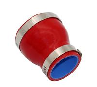 manguera de drenaje Conector recto grande a pequeño, manguera de tubo de silicona, Intercooler de coche, acoplador de tubo de entrada Turbo rojo bomba de agua (Size : 57MM-63MM)