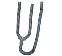 Manguera de drenaje de 3 vías de doble extremo para lavabo, desagüe de alcantarillado, 30 x 30 x 70 cm (2 inserciones directas hembra)
