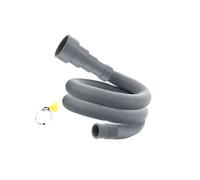 Manguera de drenaje extendida para lavadora, tubo de extensión de goma de acero de larga duración para la mayoría de lavadoras de carga frontal de carga superior, uso de manguera gruesa antifugas para
