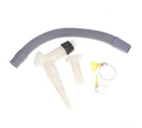 Manguera de drenaje para lavadora, tubo de doble entrada 3 en 1 de longitud extendida para una instalación flexible, compatible con varias configuraciones de lavandería doméstica