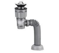 Manguera de drenaje: tubería de sumidero expandible de 75 cm, tubo de salida ajustable, conector anti -Smell, junta a prueba de fugas | Manguera de plomería de lavavajillas flexible para la cocina El