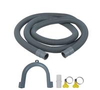 Manguera de drenaje universal for lavadora 2 m, tubo extensión polipropileno, manguera, salida secadora, accesorios for