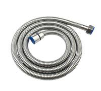 Manguera de ducha 1.5m Acero Inoxidable 304, Flexo de Ducha para Cabezal de Ducha y Grifo de Bañera, Tubo con Conexión Universal G1/2”, Protección Antitorsión, Acabado Acero Inoxidable