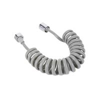 Manguera de ducha con boquilla de resorte flexible de 2/3/5 metros, accesorios de baño, tubería(2M,2PCS)