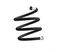 Manguera de ducha construida para RV bidé baño de mascotas y uso doméstico G1/2 conectores hexagonales cónicos de silicona resistente a la intemperie (negro)